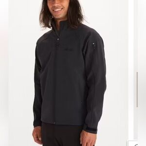 MARMOT Men's Gravity Jacket size XL Jet Black Lightweight Fleece Lined Full Zip